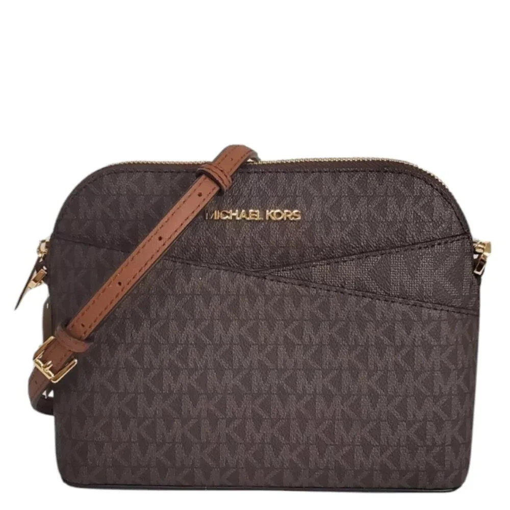 MICHAEL KORS  Jet Set Travel  medium  logo Dome  crossbody Bag NWT